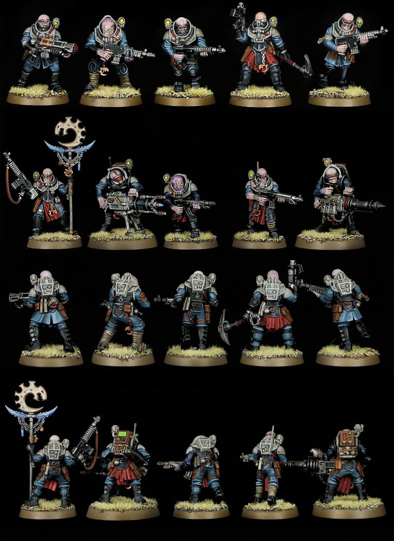 Genestealer Cults, Icon Bearer, Neophyte Hybrids, Warhammer 40,000